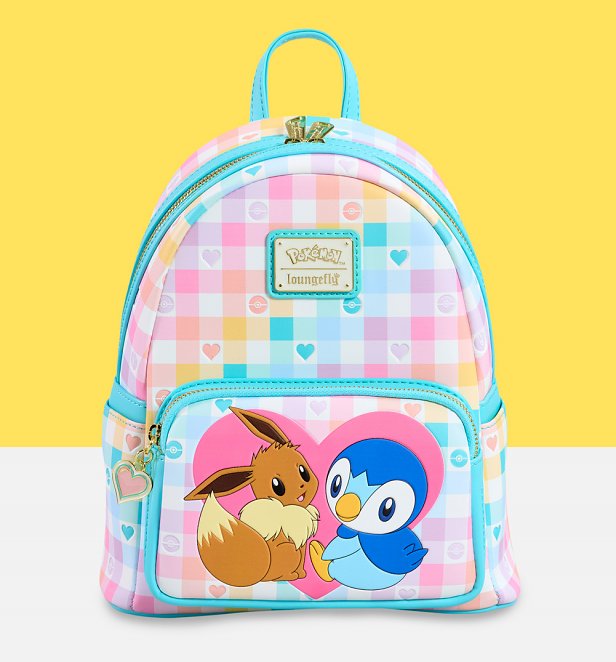 Loungefly Pokemon Piplup And Eevee Friends Mini Backpack