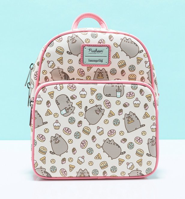 Loungefly Pusheen Snackies Convertible Mini Backpack Loungefly Pusheen Snackies Convertible Mini Backpack