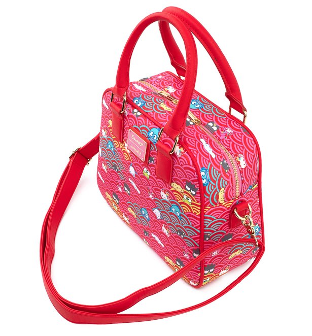 Loungefly Sanrio 60th Anniversary All Over Print Crossbody Bag Loungefly Sanrio 60th Anniversary All Over Print Crossbody Bag
