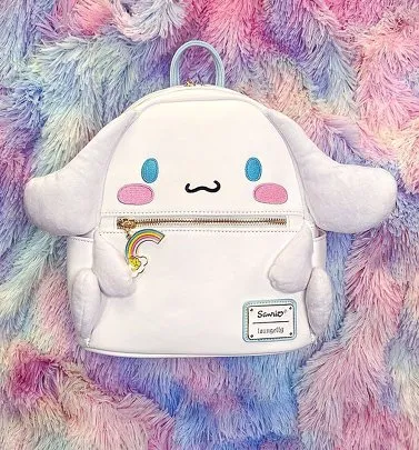 Loungefly Sanrio outlet Cinnamoroll Fuzzy Mini Backpack