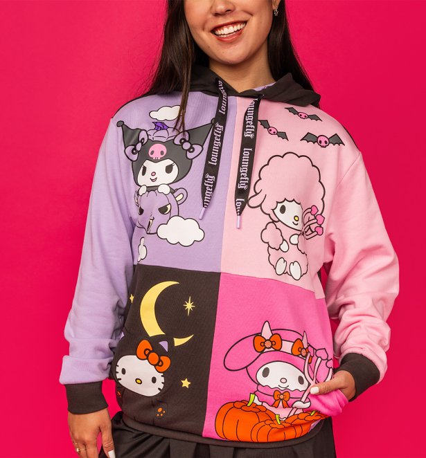 Kuromi zip up hoodie sale