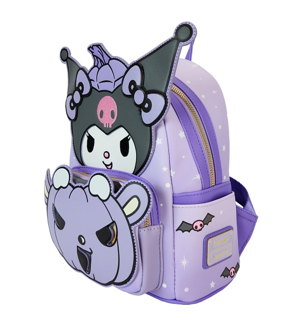 Loungefly Sanrio Kuromi Pumpkin Mini Backpack