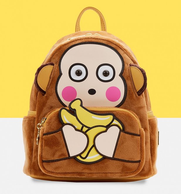 Loungefly Sanrio Monkichi Cosplay Mini Backpack Loungefly Sanrio Monkichi Cosplay Mini Backpack