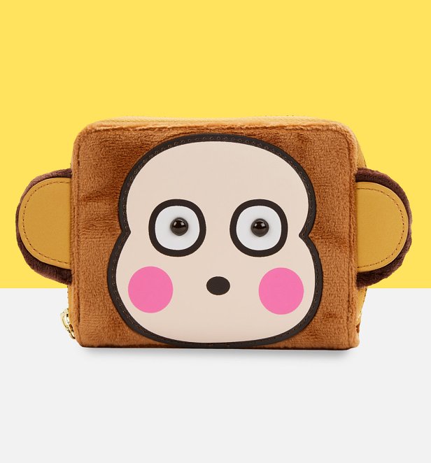 Loungefly Sanrio Monkichi Cosplay Zip Around Wallet Loungefly Sanrio Monkichi Cosplay Zip Around Wallet