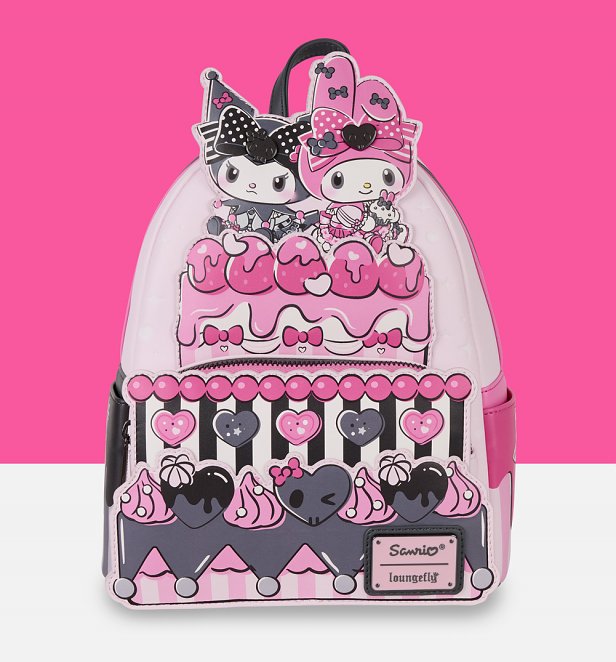 Loungefly Sanrio My Melody And Kuromi Mini Backpack Loungefly Sanrio My Melody And Kuromi Mini Backpack