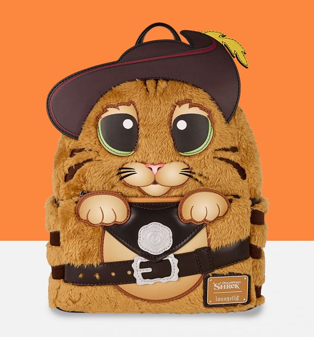 Loungefly Shrek Puss In Boots Cosplay Mini Backpack Loungefly Shrek Puss In Boots Cosplay Mini Backpack