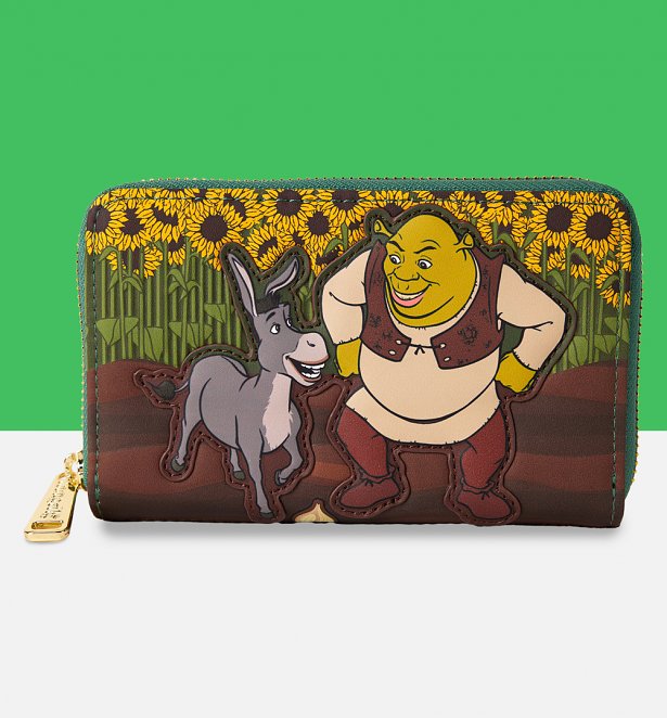 Loungefly Shrek Spring Vibes Zip Around Wallet Loungefly Shrek Spring Vibes Zip Around Wallet