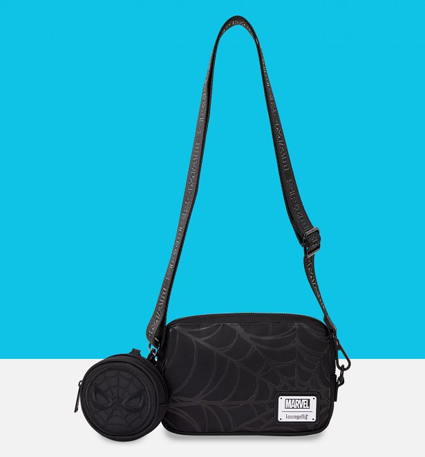 Loungefly Spider-Man Black Suit Sling Bag