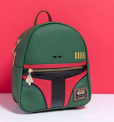 Loungefly Star Wars Boba Fett Mini Backpack Loungefly Star Wars Boba Fett Mini Backpack