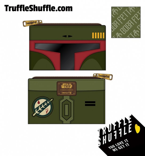 Loungefly Star Wars Boba Fett Flap Wallet Loungefly Star Wars Boba Fett Flap Wallet