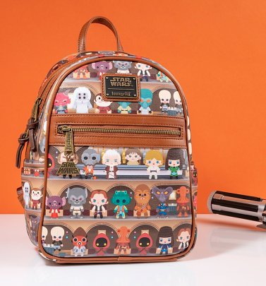 Loungefly Star Wars Cantina Mini Backpack Loungefly Star Wars Cantina Mini Backpack