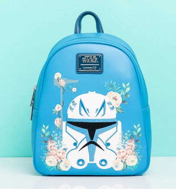 Loungefly Star Wars Captain Rex Floral Mini Backpack