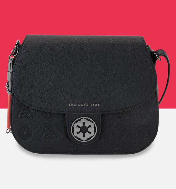 Loungefly Star Wars Dark Side Saber Strap Crossbody Bag
