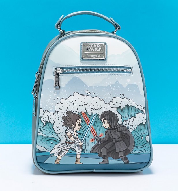 Loungefly Star Wars Kylo Rey Mixed Emotions Mini Backpack Loungefly Star Wars Kylo Rey Mixed Emotions Mini Backpack
