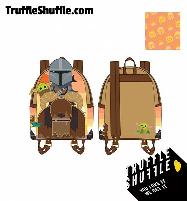 Loungefly Star Wars Mandalorian Bantha Ride Mini Backpack Loungefly Star Wars Mandalorian Bantha Ride Mini Backpack