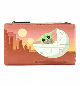 Loungefly Star Wars Mandalorian The Child Baby Yoda Wait For Me Wallet Loungefly Star Wars Mandalorian The Child Baby Yoda Wait For Me Wallet