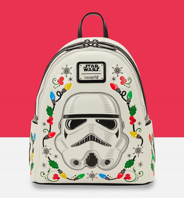Loungefly Star Wars Stormtrooper Holiday Mini Backpack