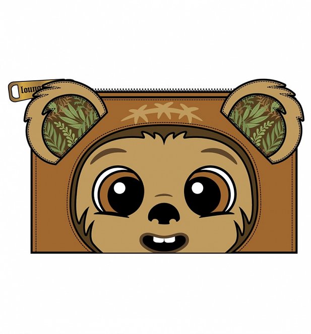 Loungefly Star Wars Wicket Cosplay Flap Wallet Loungefly Star Wars Wicket Cosplay Flap Wallet