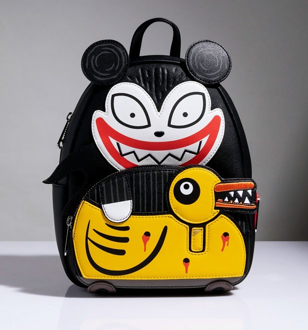 Loungefly The Nightmare Before Christmas Scary Teddy and Undead Duck Mini Backpack