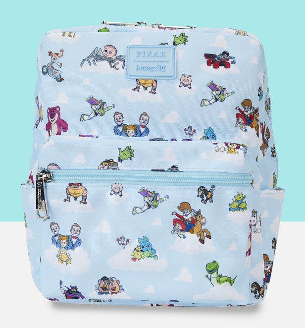Loungefly Toy Story Movie Collab All Over Print Nylon Mini Backpack