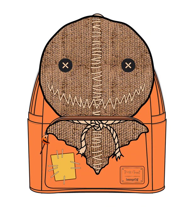 Loungefly Trick 'r Treat Sam Cosplay Mini Backpack Loungefly Trick 'r Treat Sam Cosplay Mini Backpack