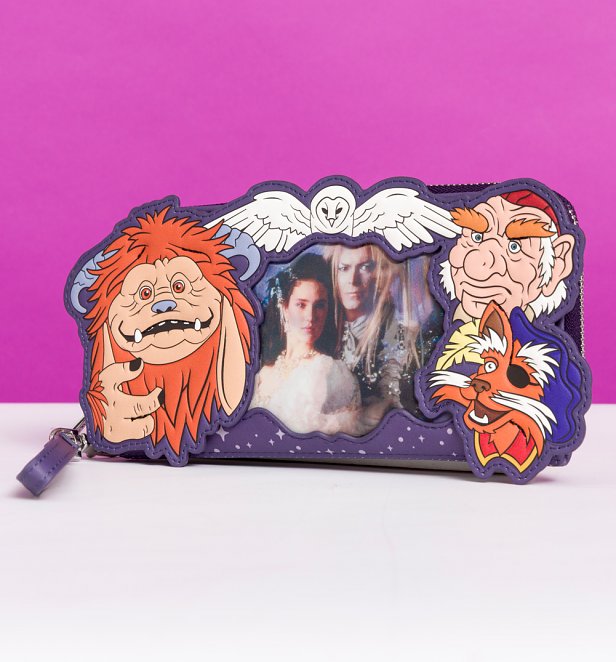 Loungefly TruffleShuffle Labyrinth Lenticular Wristlet Loungefly TruffleShuffle Labyrinth Lenticular Wristlet