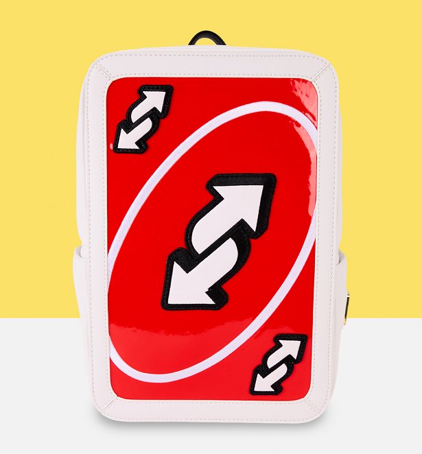 Loungefly Uno Reverse Card Mini Backpack Loungefly Uno Reverse Card Mini Backpack