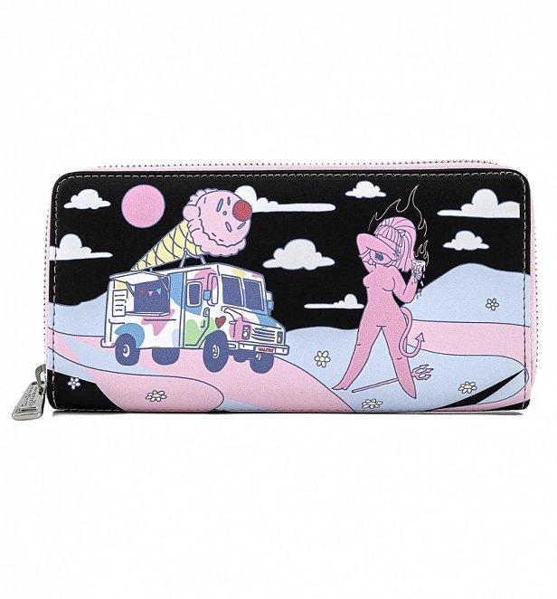 Loungefly Valfre Lucy Ice Cream Truck Zip Around Wallet Loungefly Valfre Lucy Ice Cream Truck Zip Around Wallet