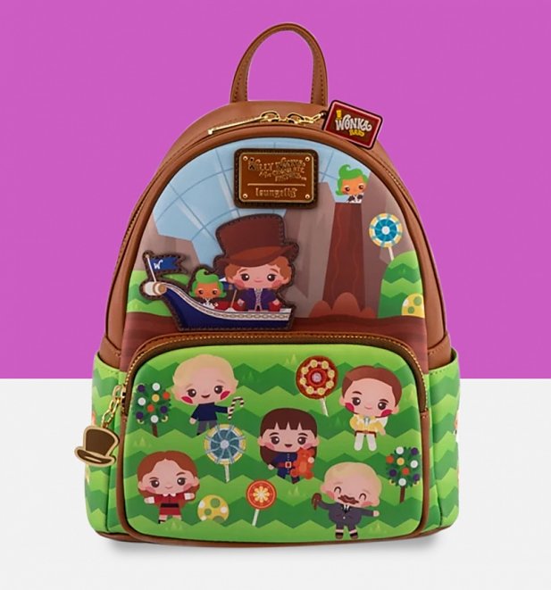 Loungefly Warner Brothers Charlie And The Chocolate Factory 50th Anniversary Mini Backpack