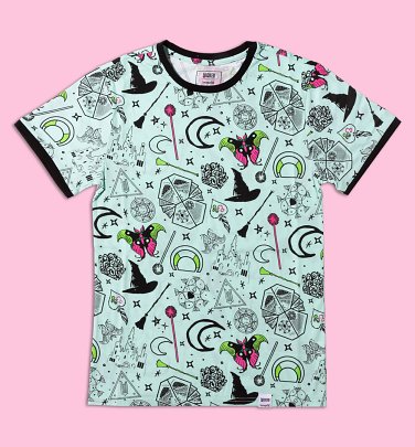 Loungefly Wicked Unisex T-Shirt - Elphaba & Glinda Design, 100% Cotton, Officially Licensed