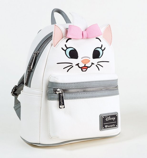 Loungefly x Disney Marie Big Face Mini Faux Leather Backpack