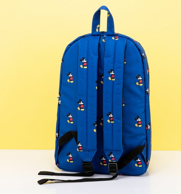 Loungefly x Disney Mickey Mouse Print Blue Backpack