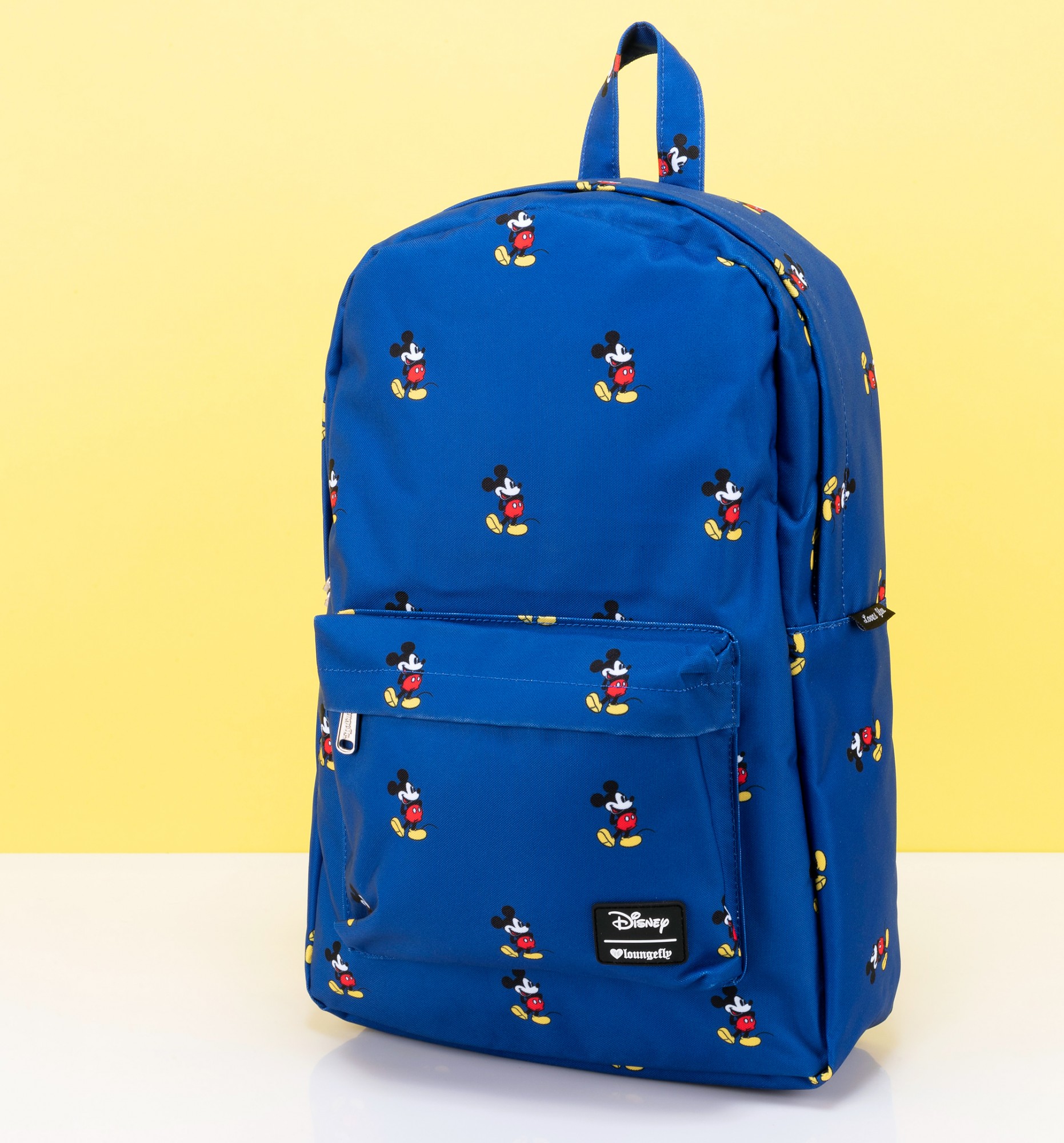 Loungefly x Disney Mickey Mouse Print Blue Backpack