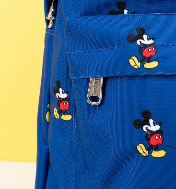 Loungefly x Disney Mickey Mouse Print Blue Backpack