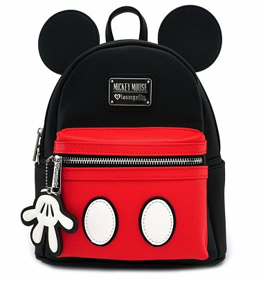 Loungefly x Disney Mickey Suit Mini Saffiano Faux Leather Backpack Loungefly x Disney Mickey Suit Mini Saffiano Faux Leather Backpack