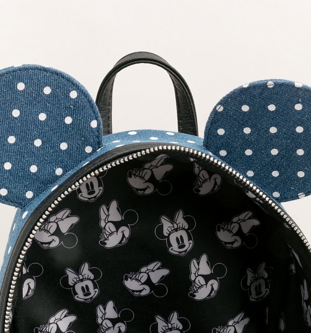 Loungefly Disney Minnie Mouse Denim Backpack