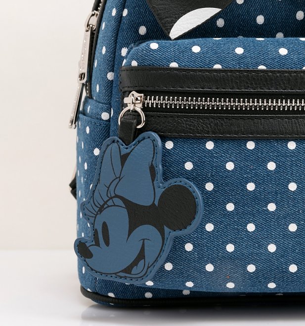 Loungefly Disney Minnie Mouse Denim Backpack