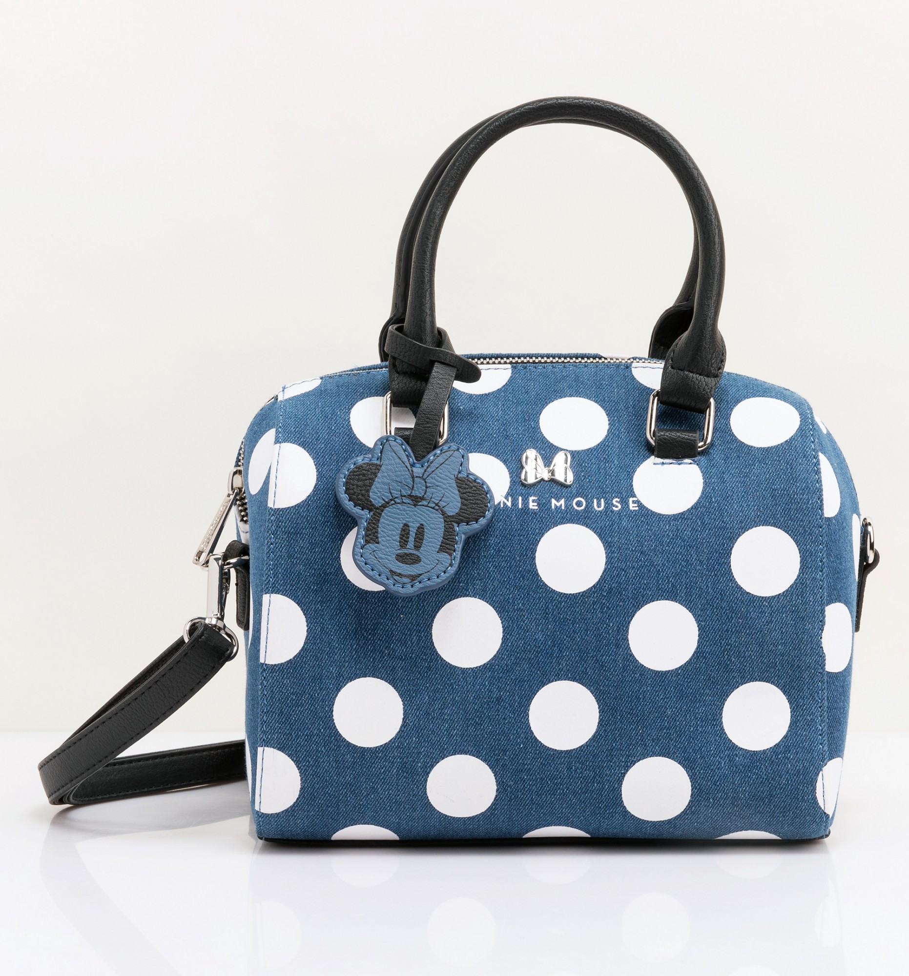 Loungefly Disney Minnie Mouse Denim Crossbody Bag