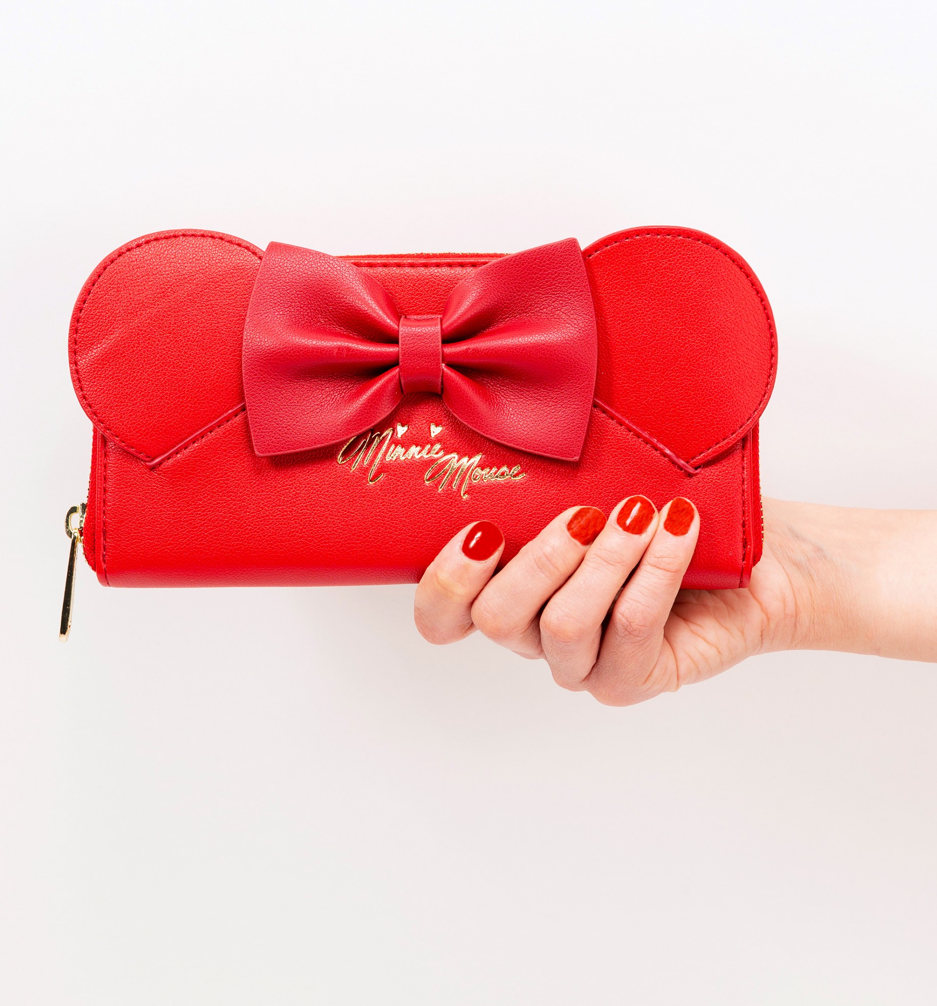 loungefly x minnie ears & bow pink crossbody bag