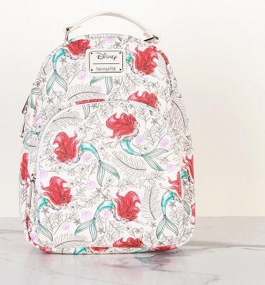 Loungefly Disney The Little Mermaid Printed Mini Backpack Loungefly Disney The Little Mermaid Printed Mini Backpack