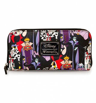 Loungefly x Disney Villains Full Colour Print Wallet Loungefly x Disney Villains Full Colour Print Wallet
