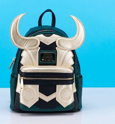 Loungefly Marvel Loki Cosplay Mini Backpack Loungefly Marvel Loki Cosplay Mini Backpack