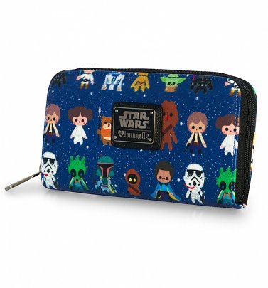 Loungefly x Star Wars Baby Character Print Wallet Loungefly x Star Wars Baby Character Print Wallet