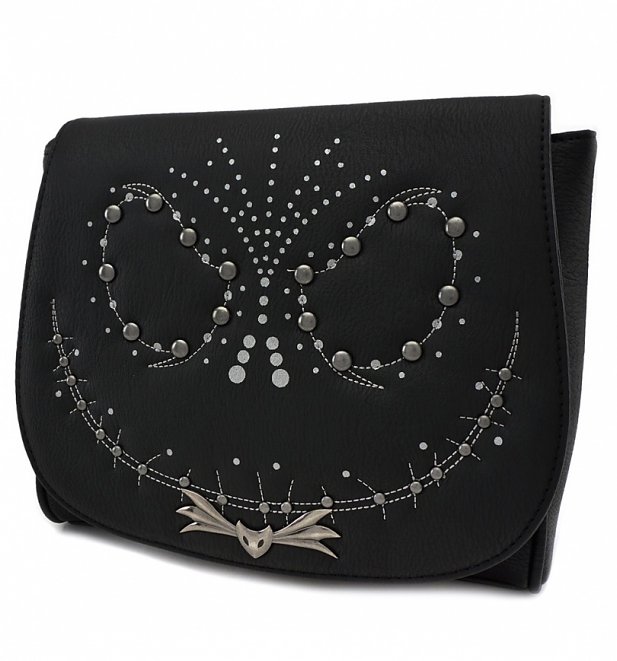 Loungefly x The Nightmare Before Christmas Jack Studded Crossbody Bag Loungefly x The Nightmare Before Christmas Jack Studded Crossbody Bag