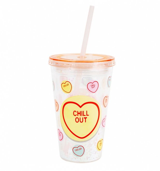 Love Hearts Cup With Straw Love Hearts Cup With Straw