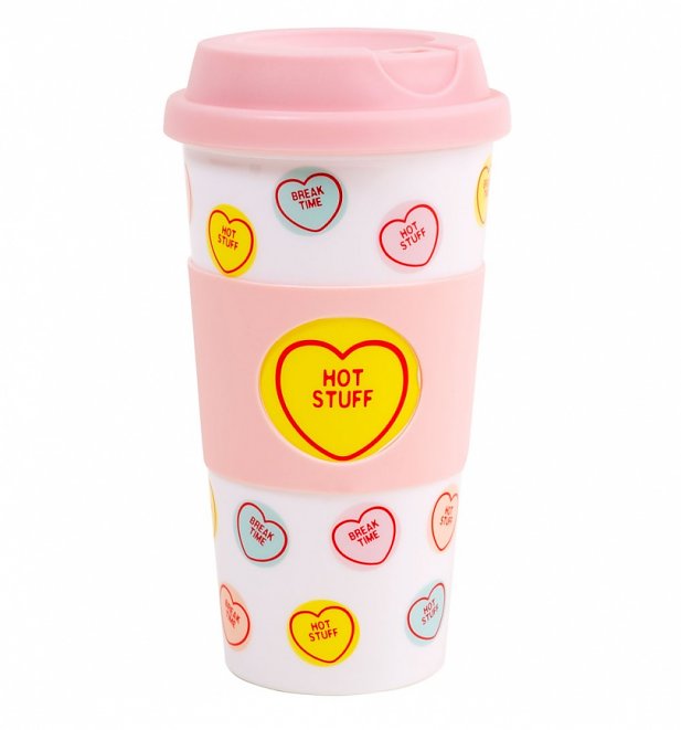 Love Hearts Travel Mug Love Hearts Travel Mug