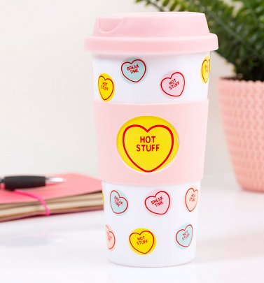 Love Hearts Travel Mug Love Hearts Travel Mug