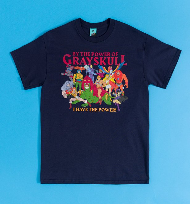 Masters Of The Universe Character Group Navy T-Shirt