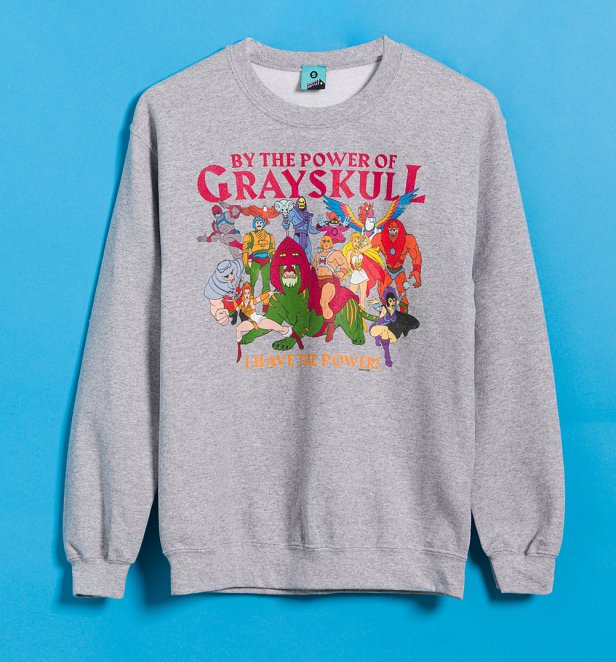 Masters Of The Universe He-Man By The Power Of Grayskull Grey Marl Sweater Masters Of The Universe He-Man By The Power Of Grayskull Grey Marl Sweater
