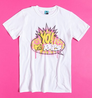 MTV Raps Logo White T-Shirt